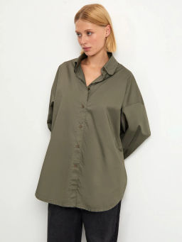 Рубашка в стиле гранж, B3074/fern