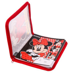 Папка пластиковая для тетрадей А5, на молнии, Минни Маус - Disney фото 3