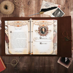 Родословная книга «Наш род», с пером, 56 листов, коричневый, 35×25 см