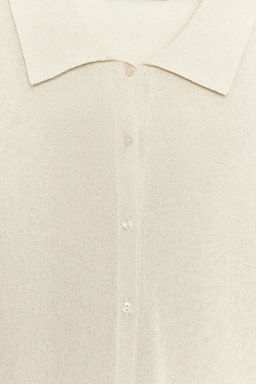 CHAQUETA POLO PUNTO TOP INTERIOR / Beige - Zara фото 10
