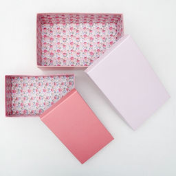 Набор коробок подарочных 15 в 1 Нежность, 12 х 6.8 х 4 см - 46.6 х 30.2 х 17.5 см - Дарите счастье фото 2