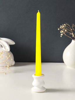 Набор свечей античных, 2.3×24.5 см, 5 ч, 55 г, 2 шт., жёлтый