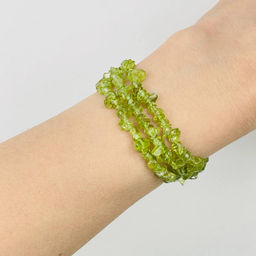 Бусины для украшений из Хризолита крошка 40 см