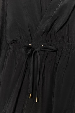 CAMISA FLUIDA SAFARI / Negro - Zara фото 8