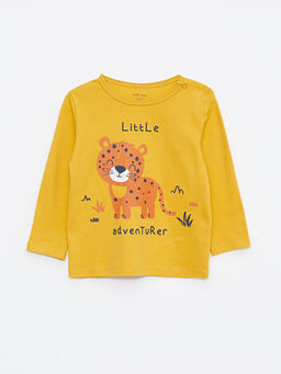 Bisiklet Yaka Uzun Kollu Bask?l? Erkek Bebek Pijama Tak?m - Waikiki фото 2