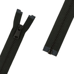 Молния Трактор GAMMA ZipGlaze декоративная матовая 55 см Тип 5 5 шт разъёмная однозамковая ЧЕРНЫЙ №310