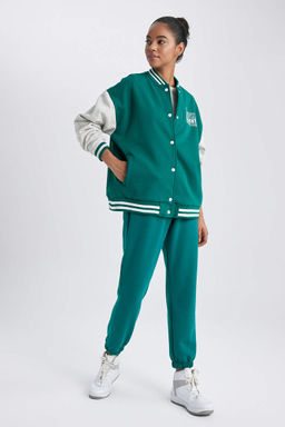 DeFactoFit Кардиган-бомбер оверсайз из двойной плотной ткани  фото 5