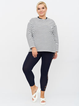 Леггинсы с гипюром LL13139DBL05 - Артесса фото 3