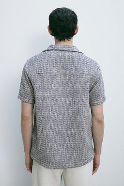 Camisa resort en tejido texturizado Regular Fit - H&m фото 3