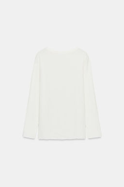 LONG SLEEVE T-SHIRT - Zara фото 5