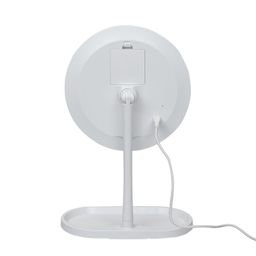 Nail Art Зеркало косметическое с LED подстветкой (батарейки + USB), белый