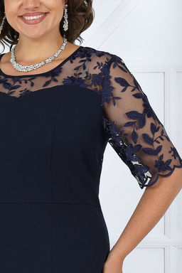 Платье Ninele 7431-Р темно-синий - Mira fashion фото 508