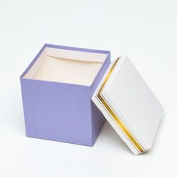 Цена за 12 шт. Коробка Самосборная фиолетовая 10х10х10 см - Simaland фото 4