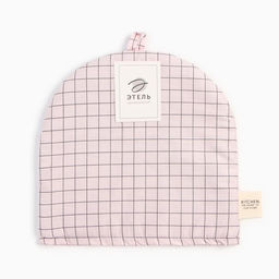 Грелка Этель Клетка 28х28 см, 80% хл, 20% пэ, сатин 110 г/м2  фото 6