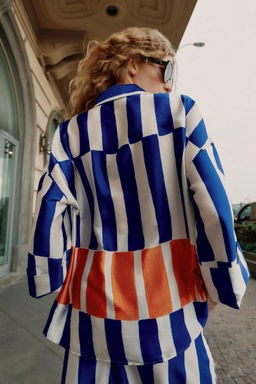 CAMISA OVERSIZE RAYAS / Multicolor - Zara фото 5