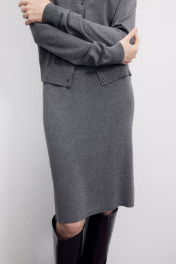 Falda en punto de canale - H&m фото 3