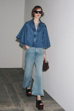 ZW COLLECTION DENIM KIMONO SHIRT