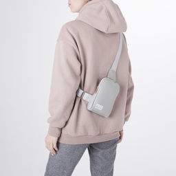 Сумка молодёжная через плечо FREE action, цвет серый - Nazamok фото 6