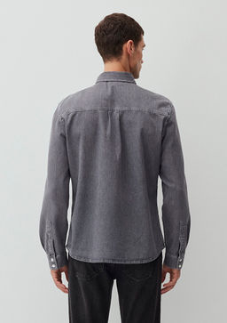 Brad Mavi Edition Gri Jean Gomlek  фото 3
