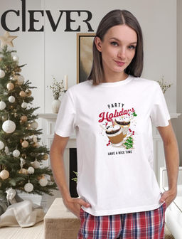 Футболка женская для дома - Clever wear фото 8