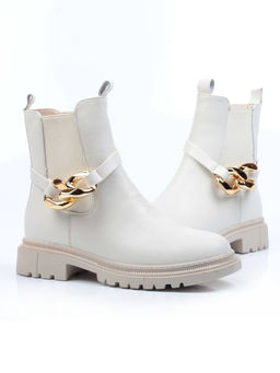 5267-2 WHITE Ботинки демисезонные женские - No name фото 13