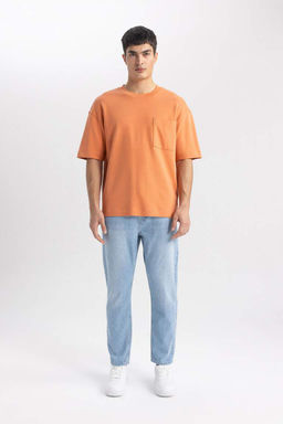 90s Slim Fit Dar Kal?p Yuksek Bel Dar Paca Jean Pantolon - Defacto фото 3