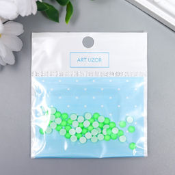 Декор для творчества Стразы флуоресцентные. Трава набор 60 шт ss20 - 4,6 мм - Simaland фото 3