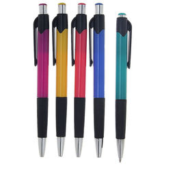 Цена за 12 шт. Ручка шариковая Calligrata, автоматическая, 0.5 мм, с резиновым держателем, стержень синий, МИКС