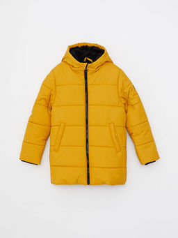 Kap??onlu Basic Erkek ?ocuk ?i?me Mont