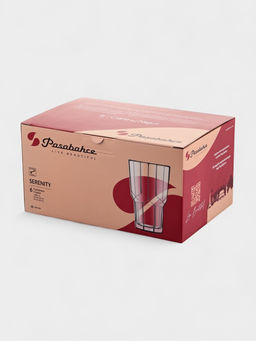 Набор стаканов Paşabahçe Serenity, 265 мл, 6 шт., стекло, прозрачный