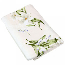 "Япония-2012" Полотенце махровое 100х150см, плотность 300гр/м2, 100% хлопок, Ландыш, бежевый, Bolangde (Китай)