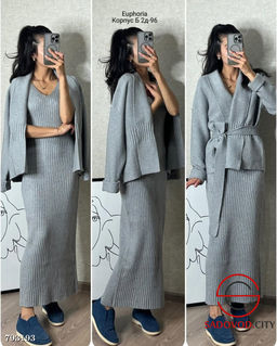 Костюм двойка, вязка (длина макси) - Bruno фото 2