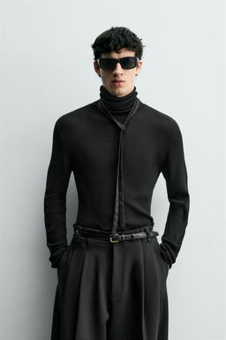 LIGHTWEIGHT RIBBED JUMPER - Zara фото 2