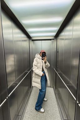 PADDED HOODED WINDPROOF ANORAK - Zara фото 23