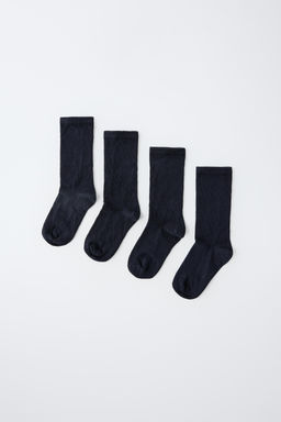 FOUR-PACK OF KNEE-HIGH SOCKS