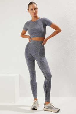 TRENDYOLMILLA Lila Seamless/Dikissiz Tam Boy Orme Spor Tayt TWOSS21TY0024  фото 15