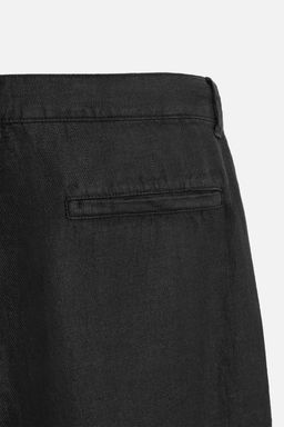 PLEATED LINEN TROUSERS - Zara фото 9