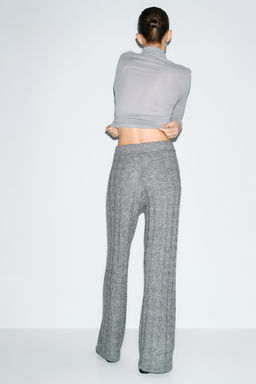 MAMA Pantalon en punto trenzado Before & After - H&m фото 4