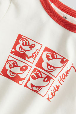 Camiseta de algodon con estampado - H&m фото 6