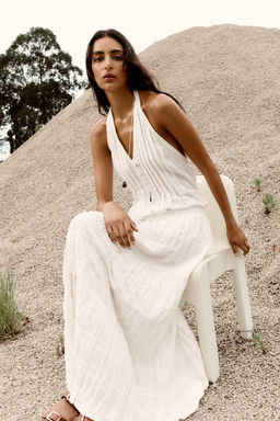 OPEN-BACK HALTER TOP - Zara фото 6