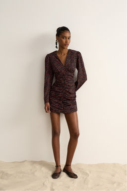 Платье мини с драпировкой - Mollis фото 2