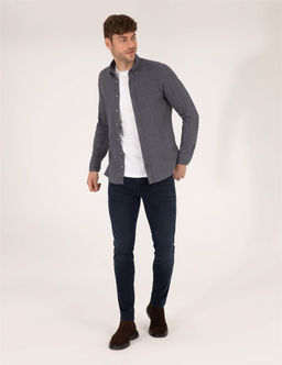 Mavi Slim Fit Uzun Kollu G_mlek - Pierre cardin фото 4