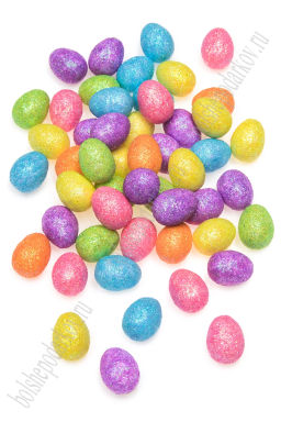 Пасхальный декор "Яйца" 1,5*1,8 см (100 шт) SF-7861, №10