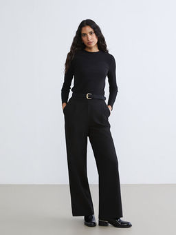 Bisiklet Yaka Ta?l? Kad?n Ti??rt