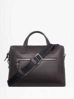 Мужская кожаная сумка Richet 1985LN 855 Коричневый