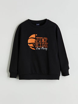 Bisiklet Yaka Erkek ?ocuk Sweatshirt