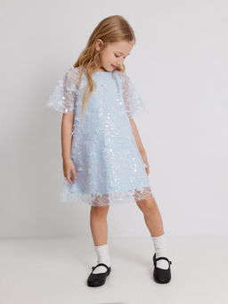 ACOOLA / Платье детское для девочек Nivi голубой  фото 4