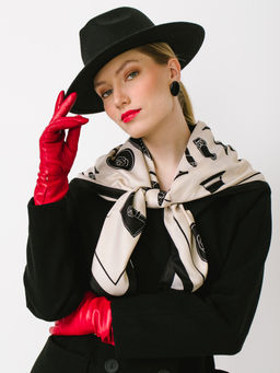 Большой мягкий очень нежный двусторонний платок - Tantino фото 3