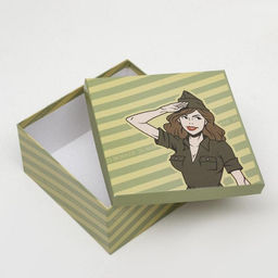 Набор подарочных коробок 10 в 1 23 февраля, 25.5?25.5?13 - 7?7?4 см