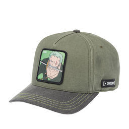 Бейсболка CAPSLAB арт. CL/OP4/1/PCT/ZOR One Piece Zoro (светло-зеленый / серый)